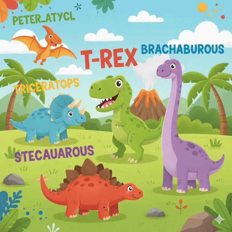 Dinosaur Names and Pictures