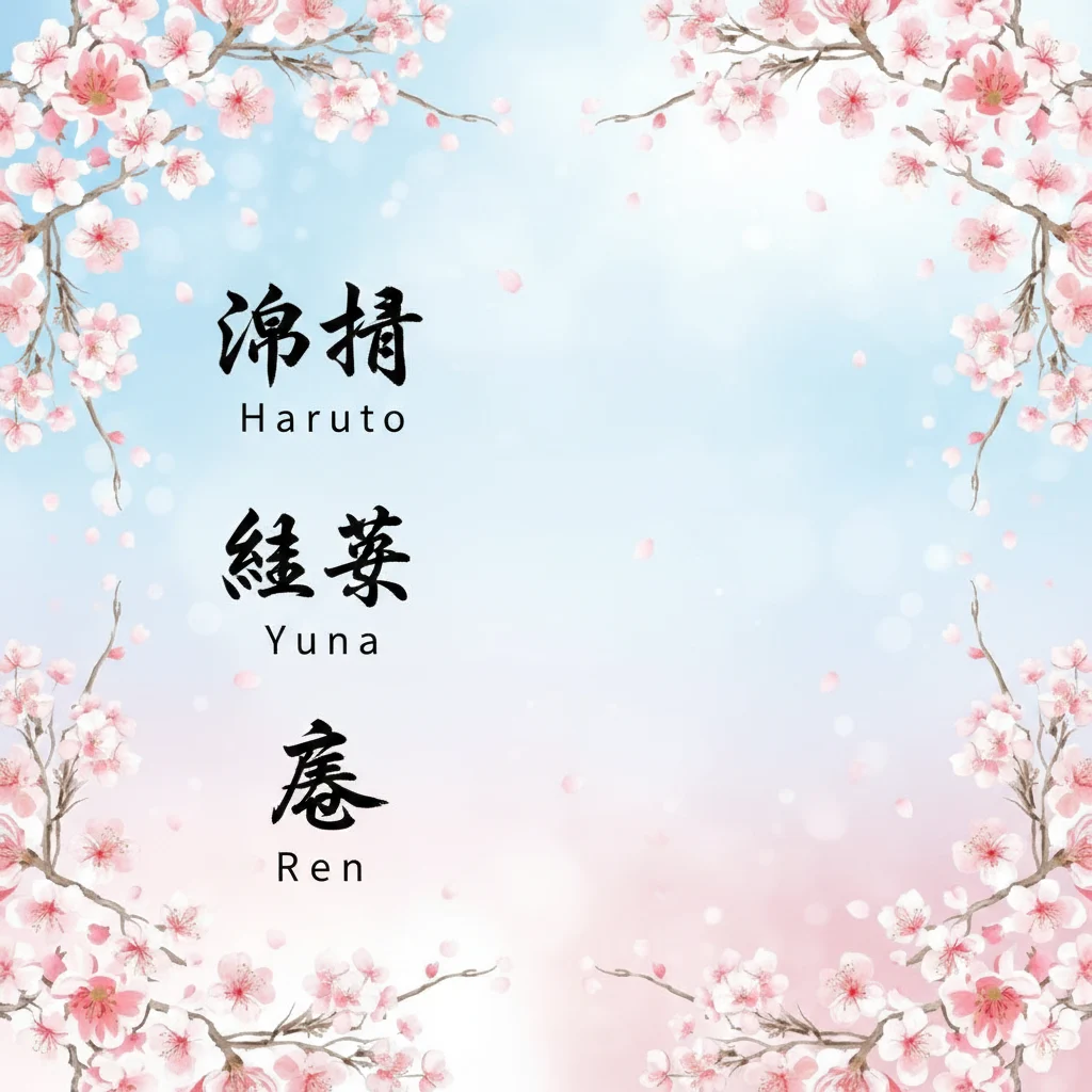 Popular Japanese Names