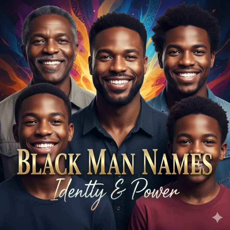 black man names