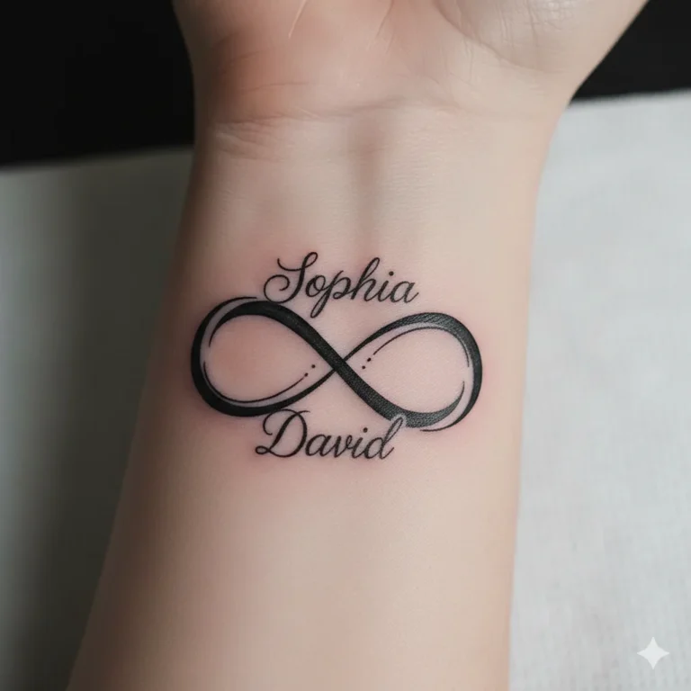 Infinity Tattoo With Names