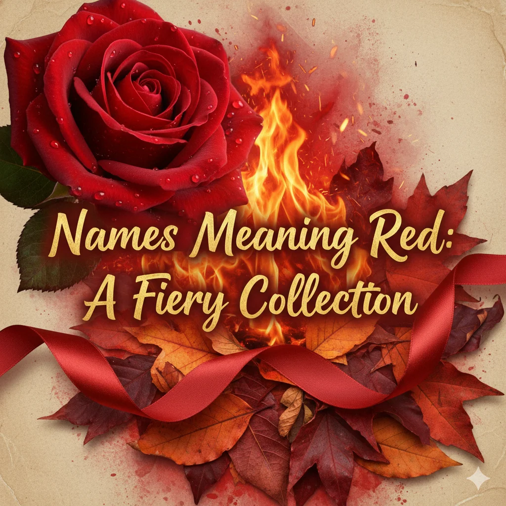 Names Meaning Red