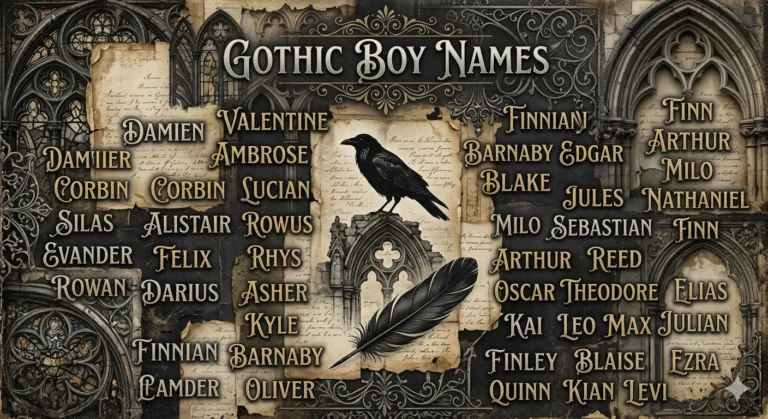 Gothic Boy Names