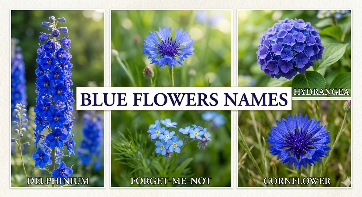 Blue Flowers Names