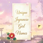 Unique Japanese Girl Names
