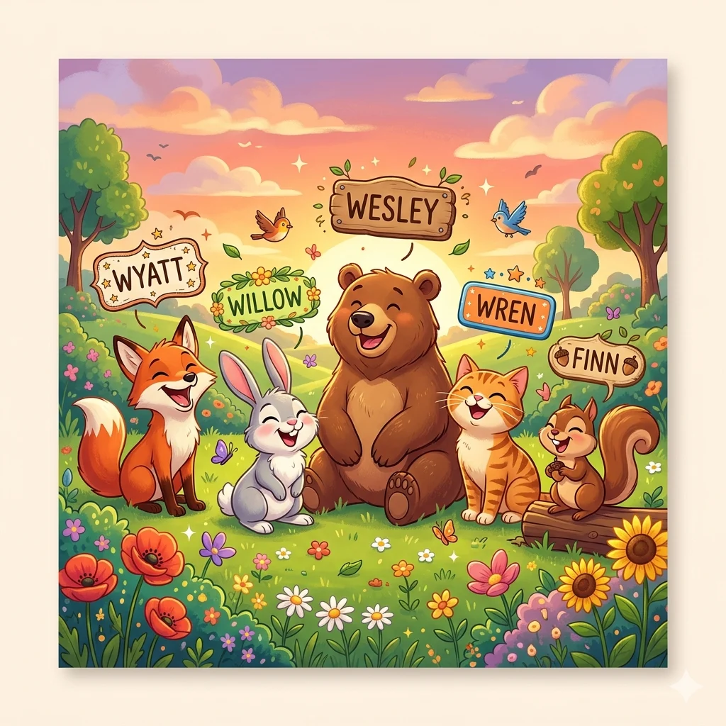 smiling critters names