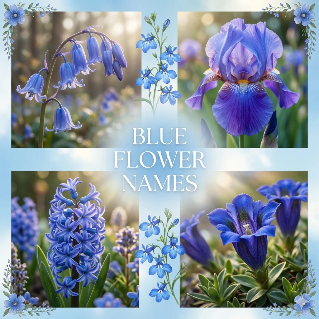 blue flower names
